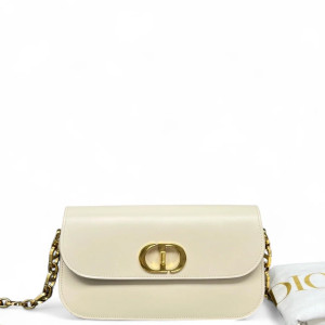 Dior Shoulder Bag Calfskin White Dior Shoulder Bag Calfskin White