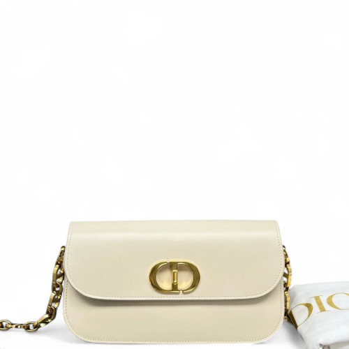 Dior Shoulder Bag Calfskin White Dior Shoulder Bag Calfskin White