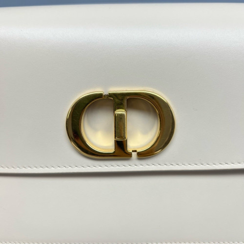 Dior Shoulder Bag Calfskin White Dior Shoulder Bag Calfskin White