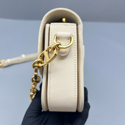 Dior Shoulder Bag Calfskin White Dior Shoulder Bag Calfskin White
