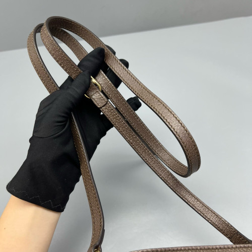 Gucci Web Mini Ophidia Bucket Bag GG Supreme Monogram Beige Ebony Brown Beige