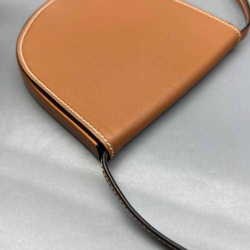 Loewe Saddle Bag Calfskin Tan