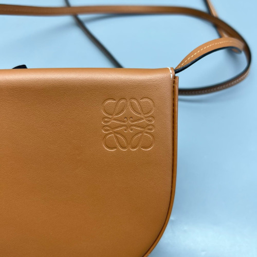 Loewe Saddle Bag Calfskin Tan