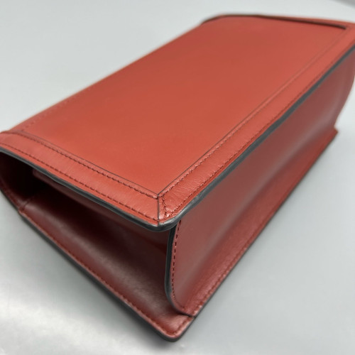 Loewe Medium Barcelona Shoulder Calfskin Brick Red