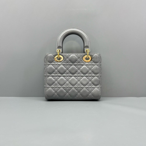 Dior Small Lady Dior Lambskin Grey Dior Small Lady Dior Lambskin Grey
