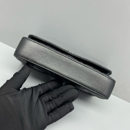 Dior Lady Dior Rendezvous Wallet On Chain Lambskin Black