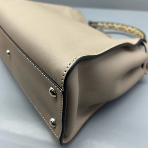 Fendi Peekaboo X-Lite Medium Calfskin Grey