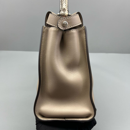 Fendi Peekaboo X-Lite Medium Calfskin Grey