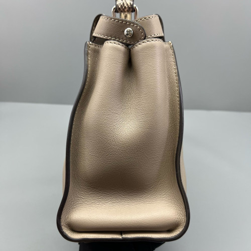 Fendi Peekaboo X-Lite Medium Calfskin Grey