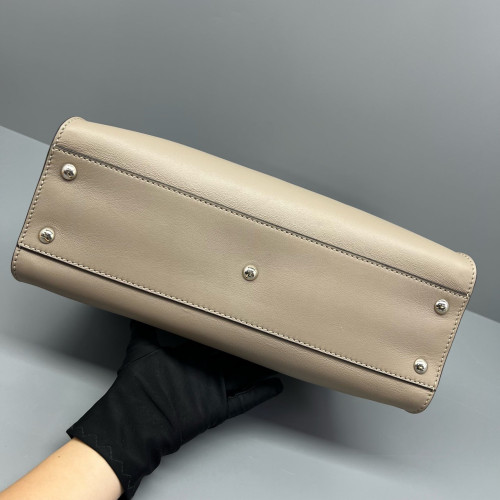 Fendi Peekaboo X-Lite Medium Calfskin Grey