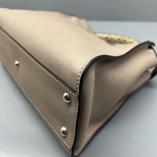 Fendi Peekaboo X-Lite Medium Calfskin Grey