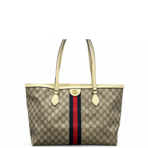 Gucci Tote Bag GG Monogram Ecru
