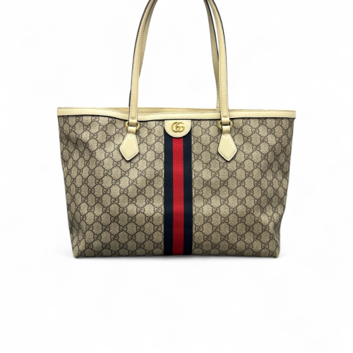 Gucci Tote Bag GG Monogram Ecru