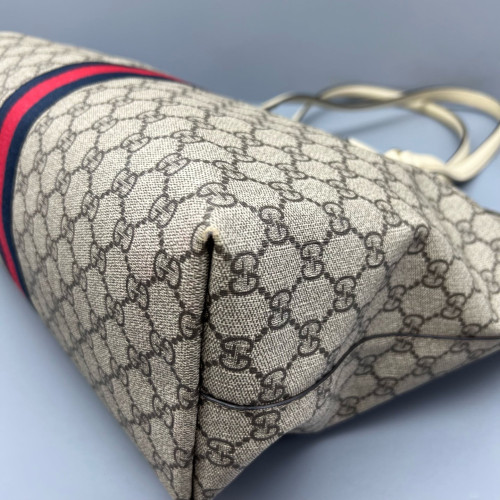 Gucci Tote Bag GG Monogram Ecru