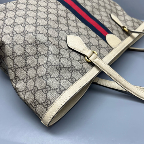 Gucci Tote Bag GG Monogram Ecru
