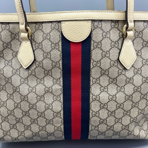 Gucci Tote Bag GG Monogram Ecru