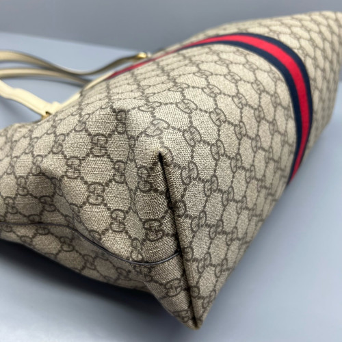 Gucci Tote Bag GG Monogram Ecru