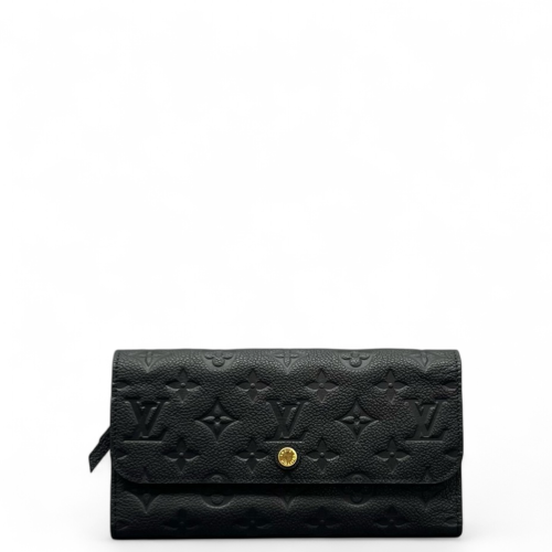 Louis Vuitton Continental Wallet Monogram Empreinte Dark Blue