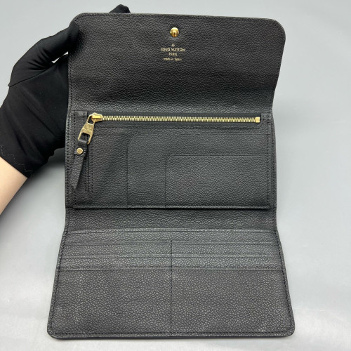 Louis Vuitton Continental Wallet Monogram Empreinte Dark Blue