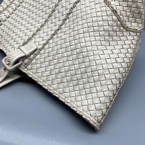 Bottega Veneta Tote Bag Calfskin Intrecciato Beige