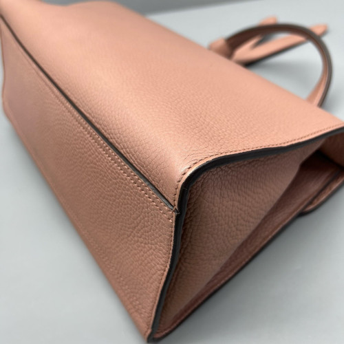 Gucci Marmont Two-Way Bag Grained Calfskin Pink
