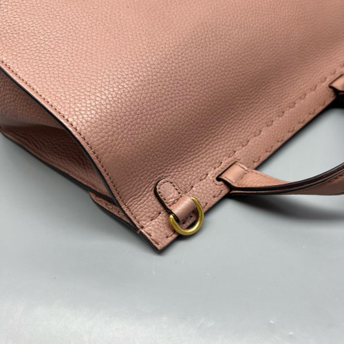 Gucci Marmont Two-Way Bag Grained Calfskin Pink