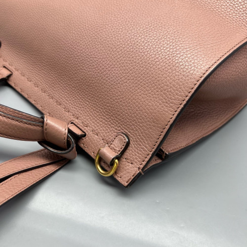 Gucci Marmont Two-Way Bag Grained Calfskin Pink