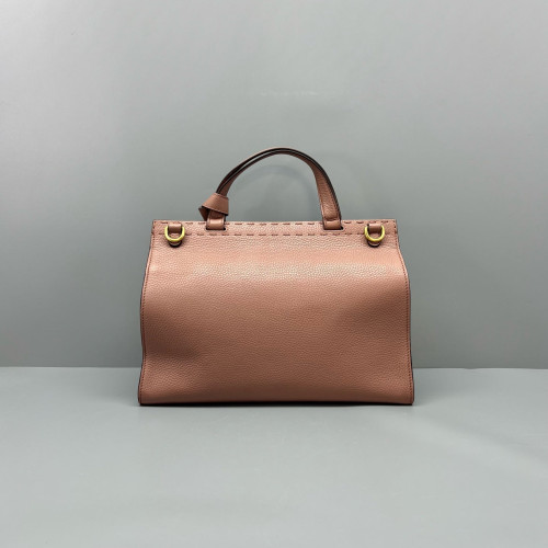 Gucci Marmont Two-Way Bag Grained Calfskin Pink