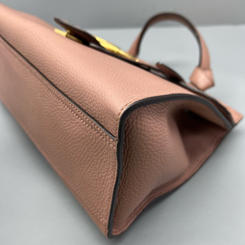 Gucci Marmont Two-Way Bag Grained Calfskin Pink