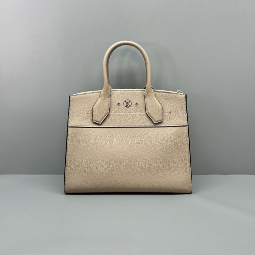 Louis Vuitton City Steamer MM Calfskin Grey Louis Vuitton City Steamer MM Calfskin Grey
