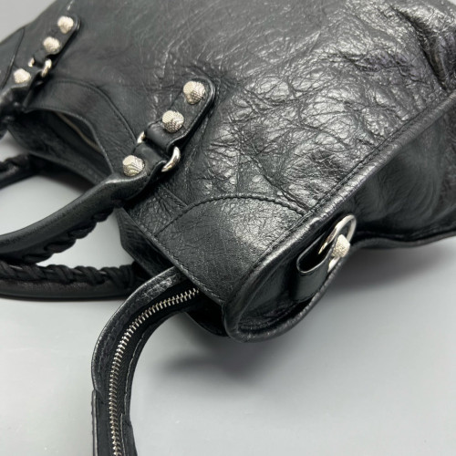 Balenciaga Medium City Arena Lambskin Black