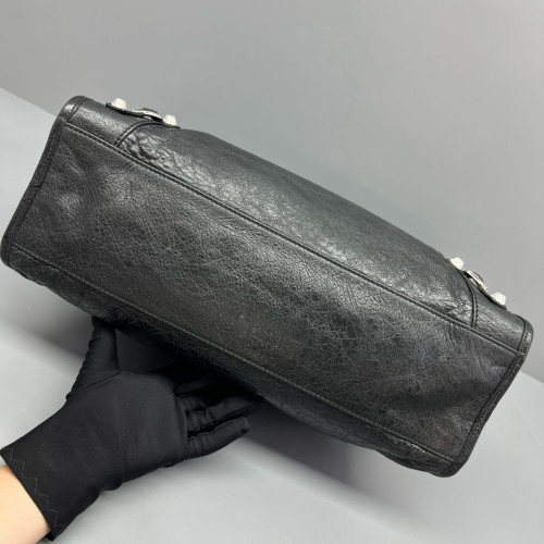Balenciaga Medium City Arena Lambskin Black