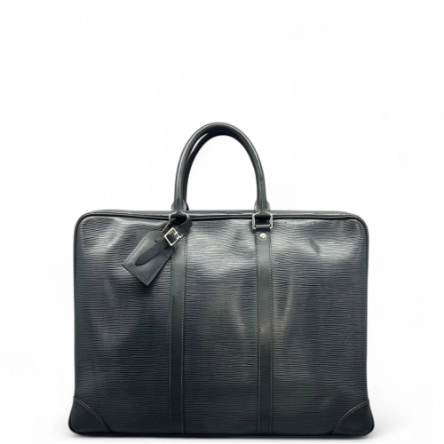 Louis Vuitton Porte Documents Voyage PM Epi Dark Grey