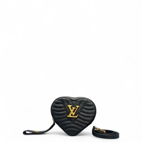 Louis Vuitton Crossbody Bag Calfskin Black