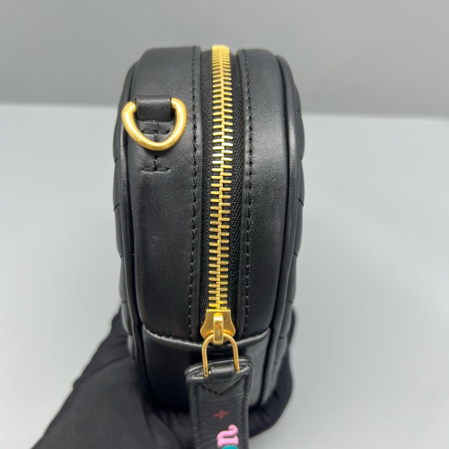 Louis Vuitton Crossbody Bag Calfskin Black