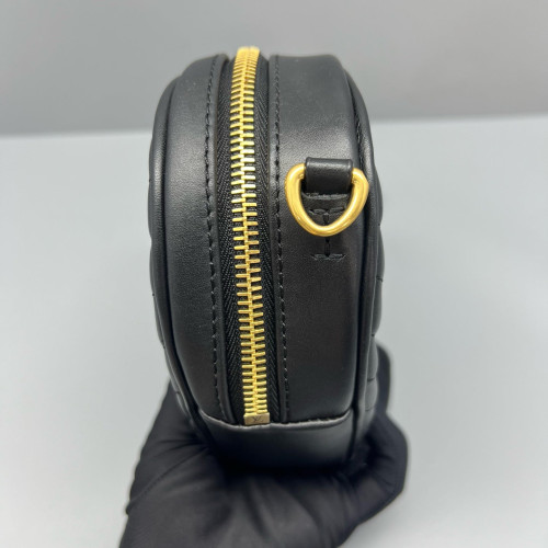 Louis Vuitton Crossbody Bag Calfskin Black