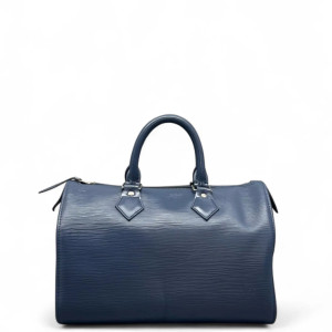 Louis Vuitton Speedy 30 Epi Blue