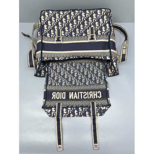 Dior Medium Diorcamp Messenger Oblique Blue Dior Medium Diorcamp Messenger Oblique Blue