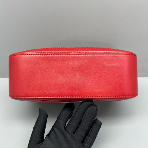 Gucci Lady Web GG Supreme Monogram Calfskin Red Brown