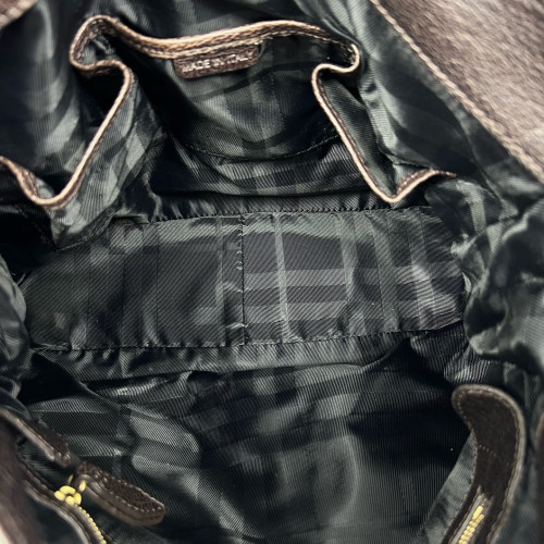 Burberry Hobo Grained Calfskin Dark Brown Burberry Hobo Grained Calfskin Dark Brown