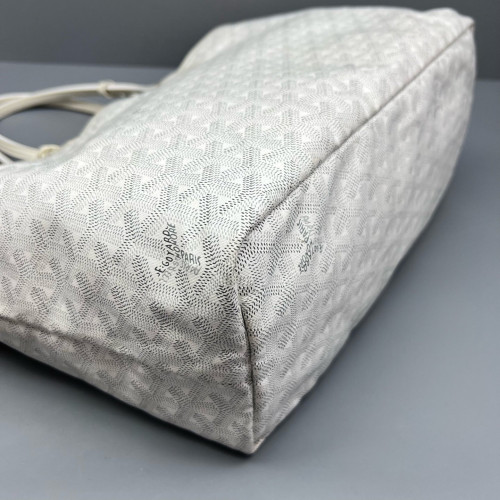 Goyard Anjou PM Goyardine White Goyard Anjou PM Goyardine White