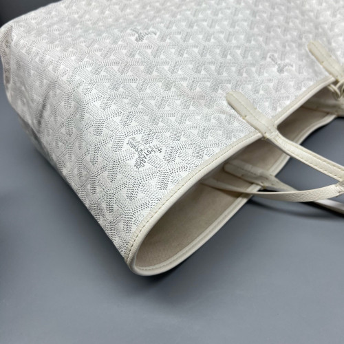 Goyard Anjou PM Goyardine White Goyard Anjou PM Goyardine White