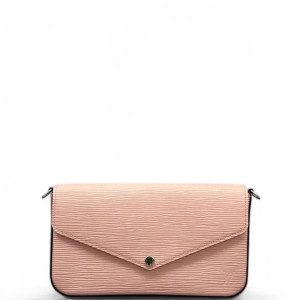 Louis Vuitton Pochette Felicie Chain Wallet Epi Pink