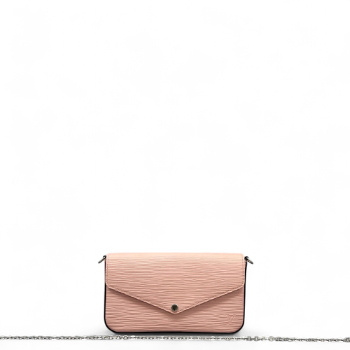 Louis Vuitton Pochette Felicie Chain Wallet Epi Pink