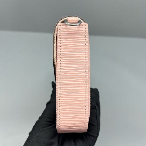 Louis Vuitton Pochette Felicie Chain Wallet Epi Pink