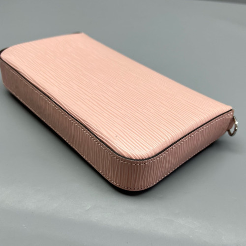 Louis Vuitton Pochette Felicie Chain Wallet Epi Pink