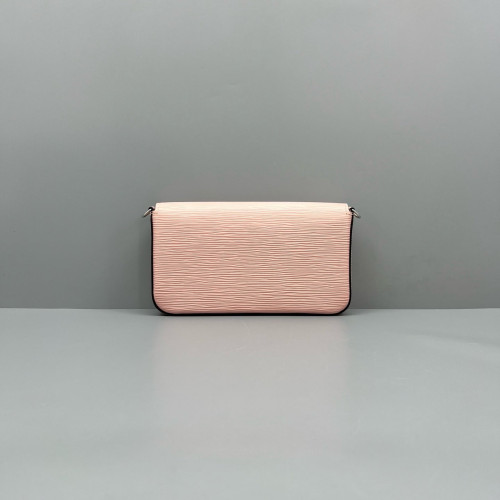 Louis Vuitton Pochette Felicie Chain Wallet Epi Pink