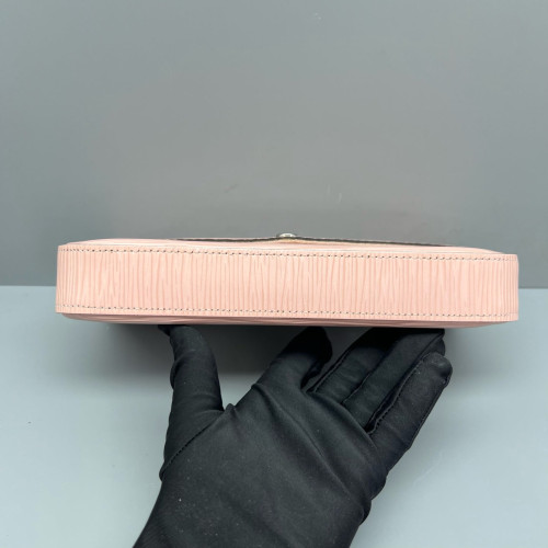 Louis Vuitton Pochette Felicie Chain Wallet Epi Pink