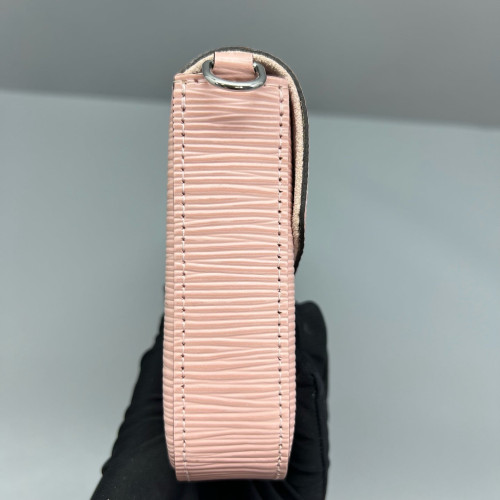 Louis Vuitton Pochette Felicie Chain Wallet Epi Pink