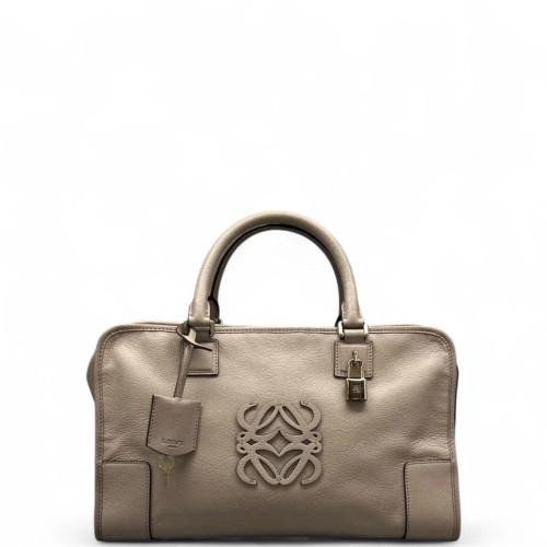 Loewe Amazona 36 Calfskin Grey